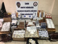 ELEKTRONİK SİGARA - İzmir'de 7 Bin 200 Paket Kaçak Sigara Ve 185 Şişe Sahte İçki Ele Geçirildi