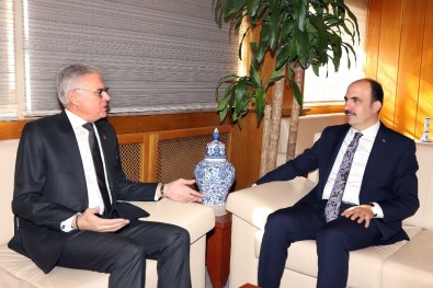 Fas Büyükelçisi Lazreq, Başkan Altay'ı Ziyaret Etti
