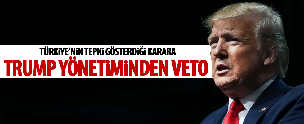 Sözde soykırım kararına Trump yönetiminden veto!
