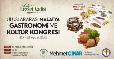 1.Uluslararası Malatya Gastronomi Ve Kültür Kongresi 20-22 Aralık'ta