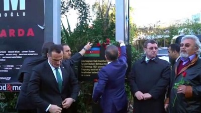 Eski Azerbaycan İçişleri Bakanı Cevanşir'in İstanbul'da Katledildiği Yere Hatıra Abidesi Dikildi