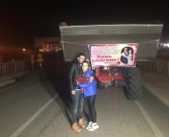 SANAYİ SİTESİ - İş Makinesiyle Çılgın Evlenme Teklifi