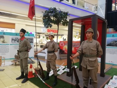 Kayseri'de  '7'Den 70'E Çanakkale Ruhu' Sergisi Açıldı