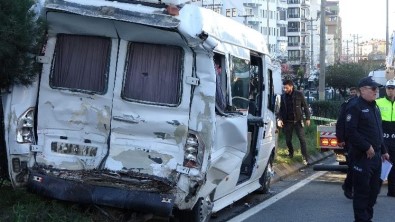 Trabzon'da Kazaya Sebep Olan Minibüs Şoförü Fazla Yolcudan, Tır Şoförü İse Hızdan Bir Çok Kez Trafik Cezası Almış