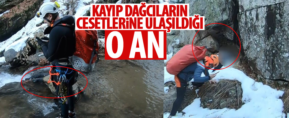 Kayıp amatör dağcılar işte böyle bulundu!