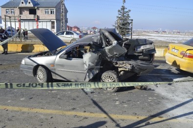 Ağrı'da Zincirleme Trafik Kazası Açıklaması 2 Kişi Yaralı