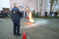 BARTIN ÜNİVERSİTESİ - Bartın Üniversitesi'nde Yangın Ve Tahliye Tatbikatı Yapıldı