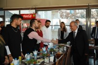 ERZURUM VALISI - Erzurum Valisi Okay Memiş Ve Rektör Çomaklı, Öğrencilerle Yemekte Buluştu