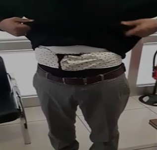 Bel Kuşağında 1 Kilo 336 Gram Afyon Sakızı Ele Geçirildi