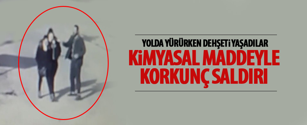 Dehşet anları güvenlik kamerasında