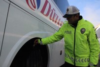 KIŞ LASTİĞİ - Düzce'de Kış Lastiği Denetimleri Başladı