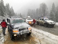 YAĞAN - Off-Road Tutkunları Mevsimin İlk Karının Keyfini Çıkarttılar