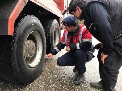 Ordu'da Kış Lastiği Denetimleri