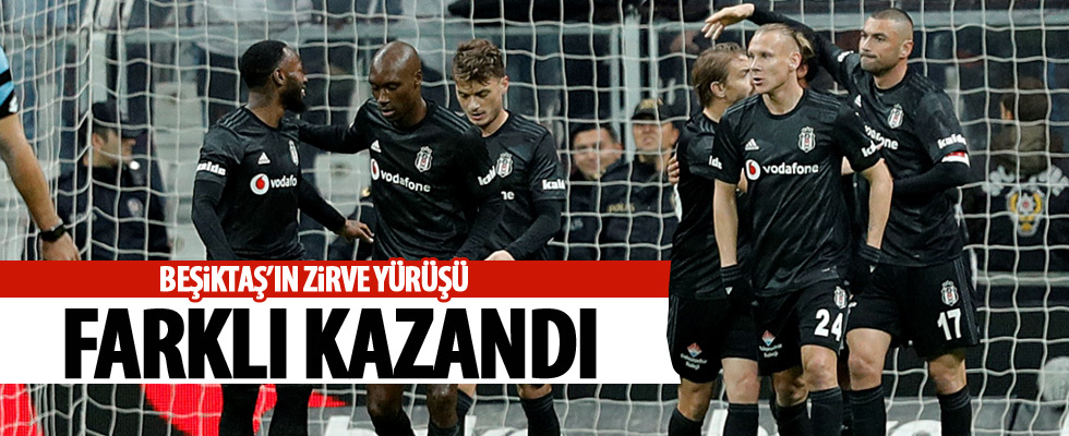 Beşiktaş farklı kazandı!