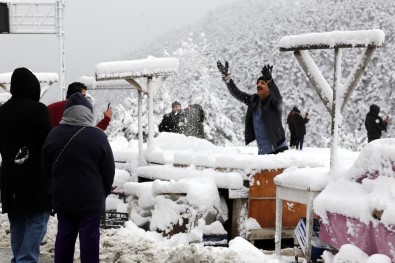Zigana Dağı'nda Kar Kalınlığı 15 Santimetreyi Geçti