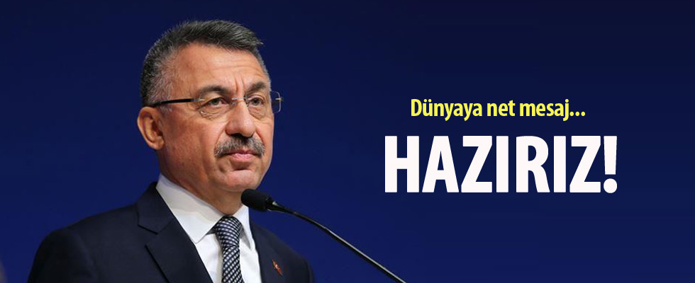 Cumhurbaşkanı Yardımcısı Oktay: Libyalı kardeşlerimizden talep gelmesi halinde gereğini değerlendirmeye hazırız