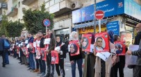 RAMALLAH - İsrail Hapishanelerindeki Filistinli Mahkumlara Destek İçin İnsan Zinciri