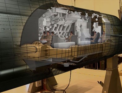 Türkiye'nin yeni denizaltısı suyla buluşuyor