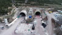 ÇEVRE YOLLARI - Ege'nin Dev Projesi 'Honaz Tüneli'nde Sona Yaklaşıldı
