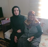 ELEKTRİK KONTAĞI - Kaymakam Baytak'tan Yangında Evini Kaybeden Kadına Ziyaret