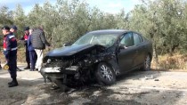 MURAT ÖZDEMIR - Orhangazi'de İki Otomobil Çarpıştı Açıklaması 1 Yaralı