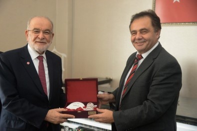 Saadet Partisi Genel Başkanı Karamollaoğlu Başkan Şahin'i Ziyaret Etti