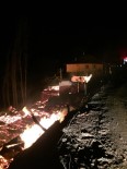 ORMANA - Cide'de Çıkan Yangında 3 Ev İle 1 Samanlık Kül Oldu