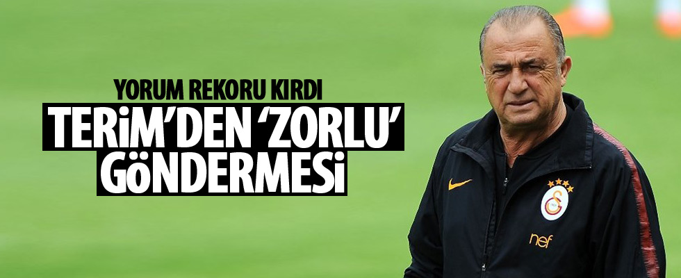 Fatih Terim'den imalı paylaşım