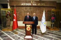 AYDIN VALİSİ - Kamu Başdenetçisi Malkoç, Vali Köşger'i Ziyaret Etti
