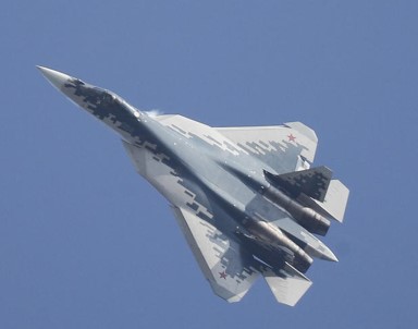 Rusya'da Su-57 Savaş Uçağı, Test Uçuşu Sırasında Düştü