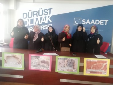SP Kayseri İl Kadın Kolları, Yerli Malı Haftası Açıklaması Yaptı