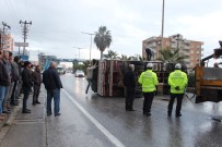 KAMYON ŞOFÖRÜ - Faciayı Önleyen Kamyon Şoförü Yaralı Kurtuldu