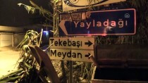 Hatay'da Aşırı Yağış Nedeniyle Yol Çöktü