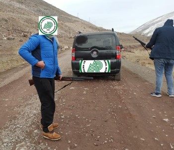 Iğdır'da Kaçak Avcılara Para Cezası Kesildi
