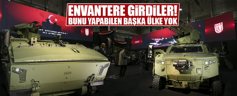 İlk silah taşıyıcı araçlar teslim edildi