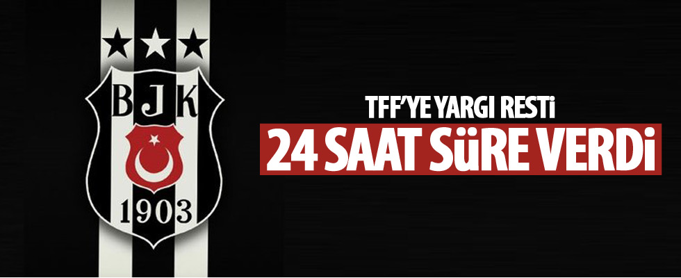 Beşiktaş'tan TFF'ye süre!