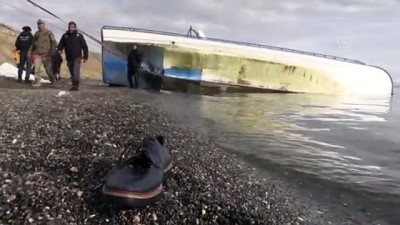 Bitlis'te Alabora Olan Tekne Gölden Çıkarıldı