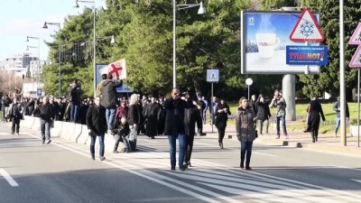 Karadağ'daki Ortodoks Sırplardan Ayinli Protesto