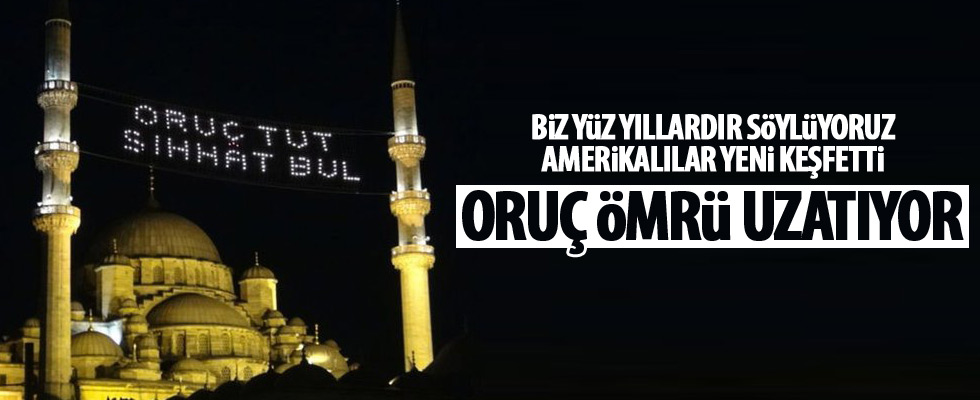 ABD'li bilim adamlarından 'oruç' tespiti