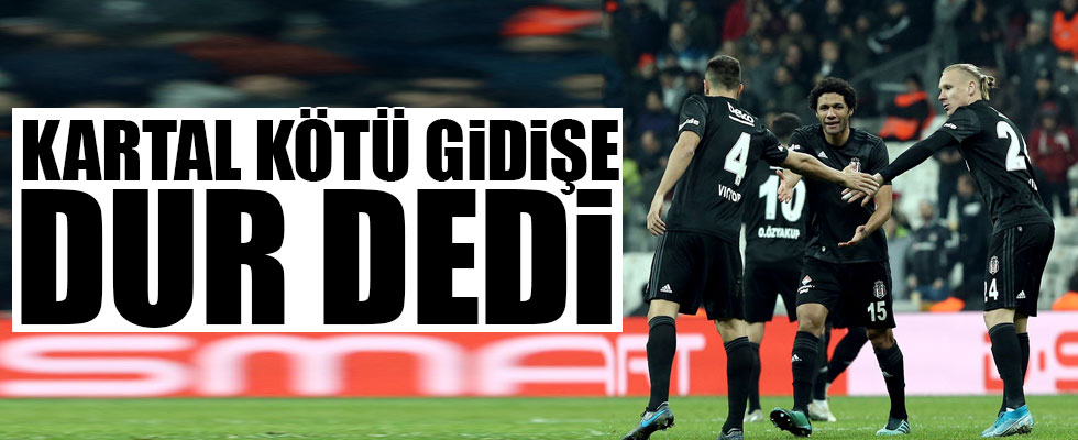 Beşiktaş kötü gidişe dur dedi