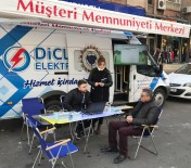 DİYARBAKIR - Dicle Elektrik, Mobil Müşteri Memnuniyet Aracıyla Hizmeti Halkın Ayağına Götürüyor