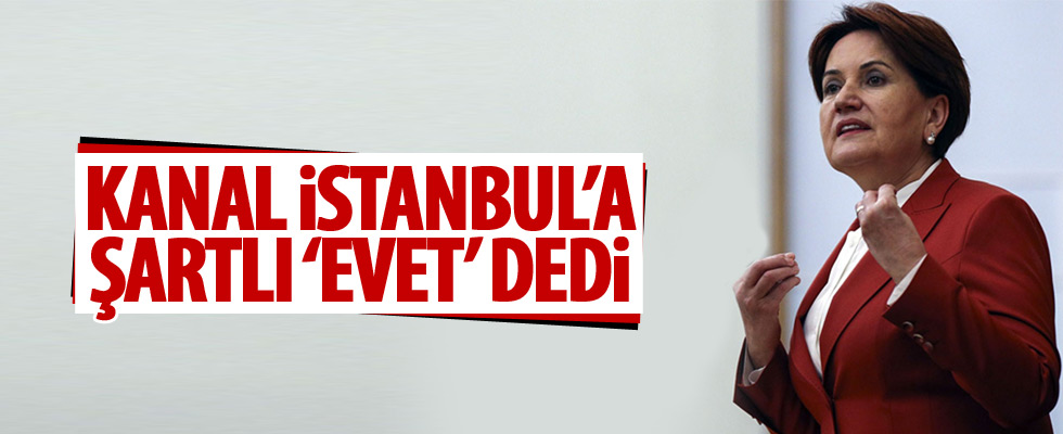 Meral Akşener'den şartlı evet!