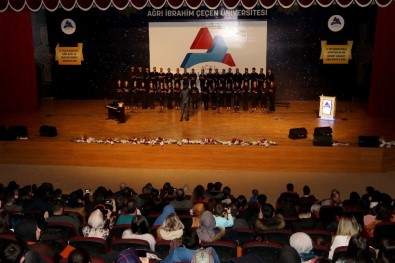 Ağrı İbrahim Çeçen Üniversitesi'nde Polifonik Koro Konseri Düzenlendi