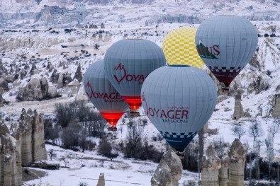 Kapadokya'da Balonlar 6 Günün Ardından Havalandı