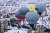 KUŞ BAKıŞı - Kapadokya'da Balonlar 6 Günün Ardından Havalandı