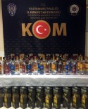 İÇKİ ŞİŞESİ - Kastamonu'da 89 Şişe Kaçak Alkol Yakalandı