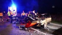 Tekirdağ'da Otomobil Tırla Çarpıştı Açıklaması 6 Yaralı Haberi