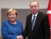 BOMBALI SALDIRI - Erdoğan ile Merkel Libya ve Suriye'yi görüştü
