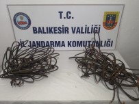 FAILI MEÇHUL - Balıkesir'de Kablo Hırsızları Yakalandı
