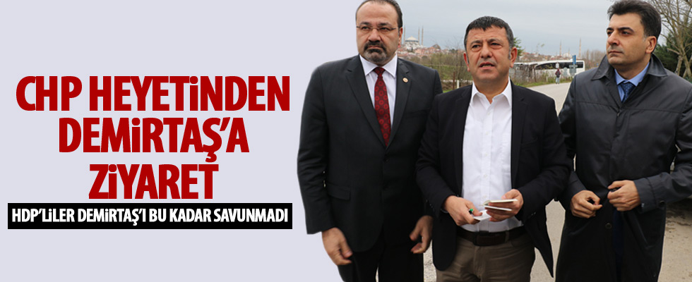 CHP'li heyetten Demirtaş'a 'Geçmiş Olsun' ziyareti